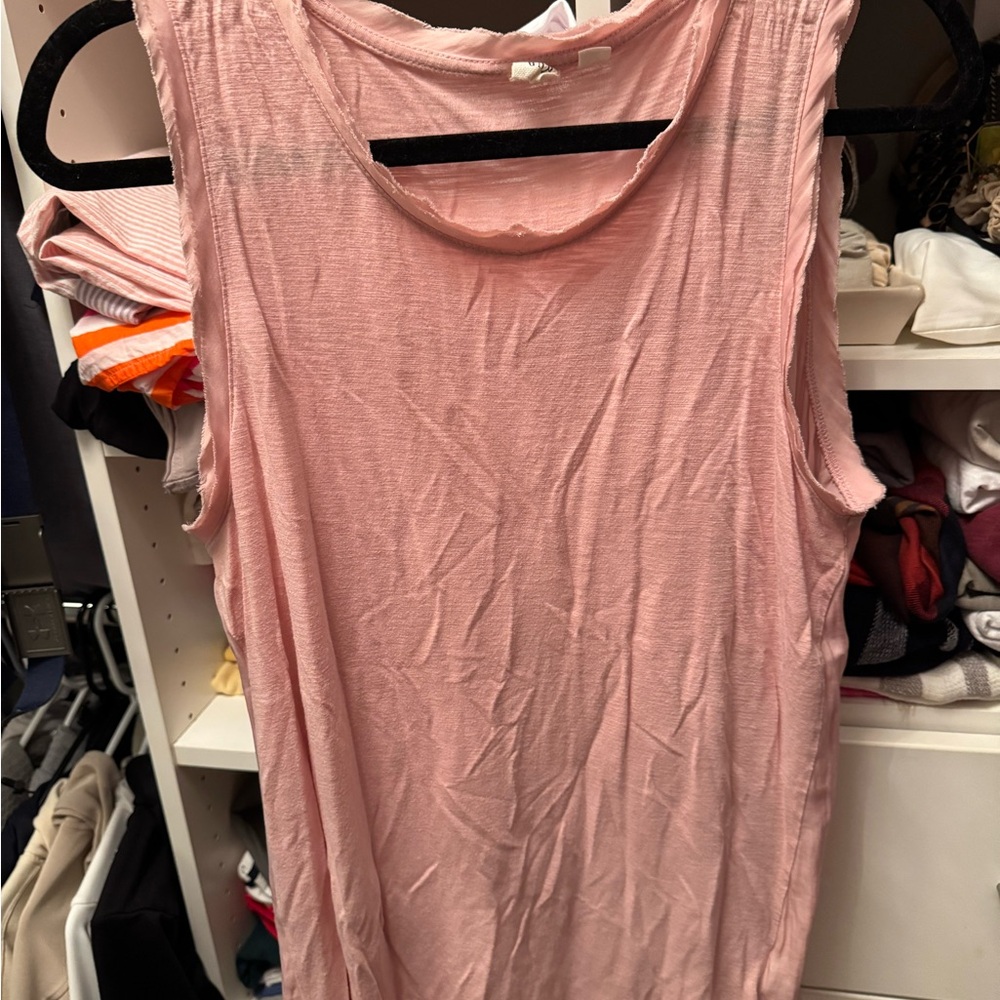 Pink Sleeveless Top